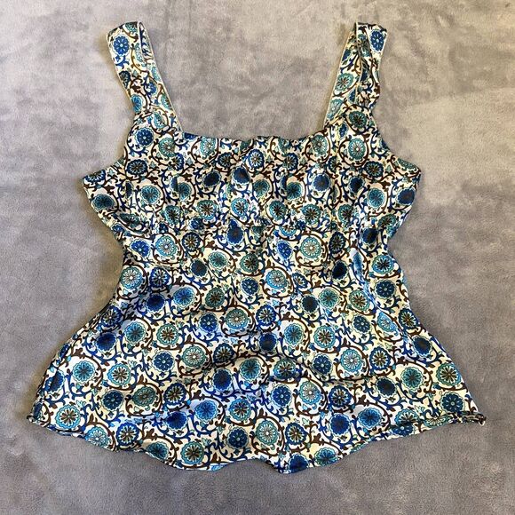 Self Esteem Vintage y2k Satin Milkmaid Tank Top - Picture 1 of 4